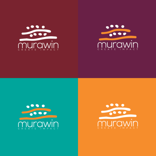 Indigenous business brand design for Murawin