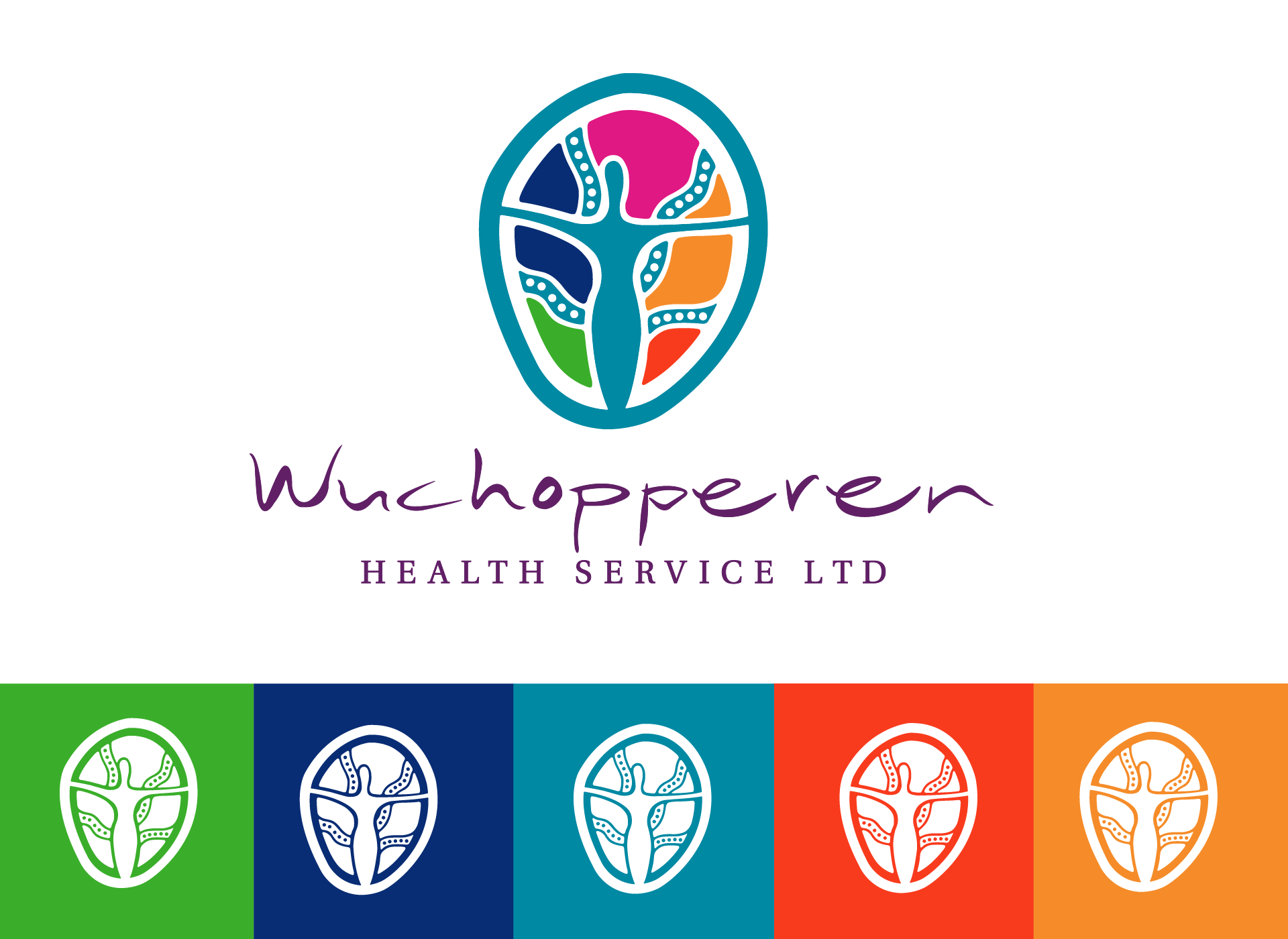 First Nations creative design for Indigenous health icon Wuchopperen Health Service