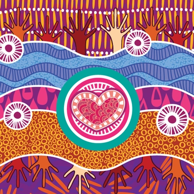 Indigenous Graphic design for the Healing Foundation