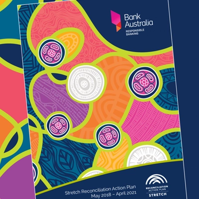 Bank Australia Indigenous Design for their Reconciliation Action Plan