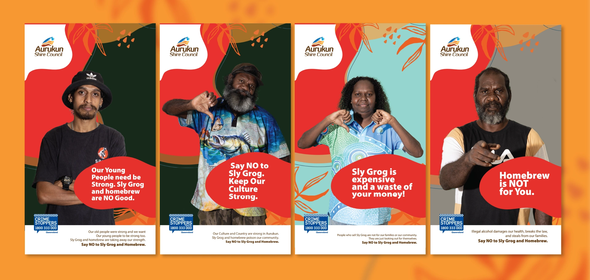 Aurukun Sly Grog and Home Brew Campaign Materials