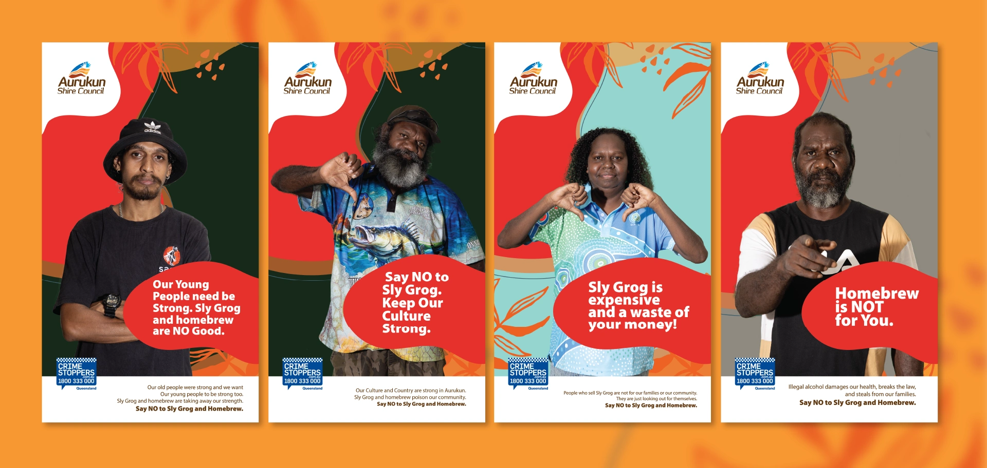 Aurukun Sly Grog and Home Brew Campaign Materials