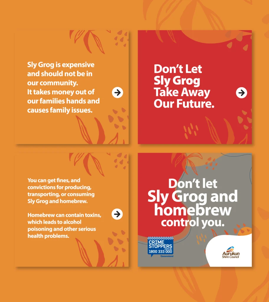 Aurukun Sly Grog Indigenous Social Media Campaign